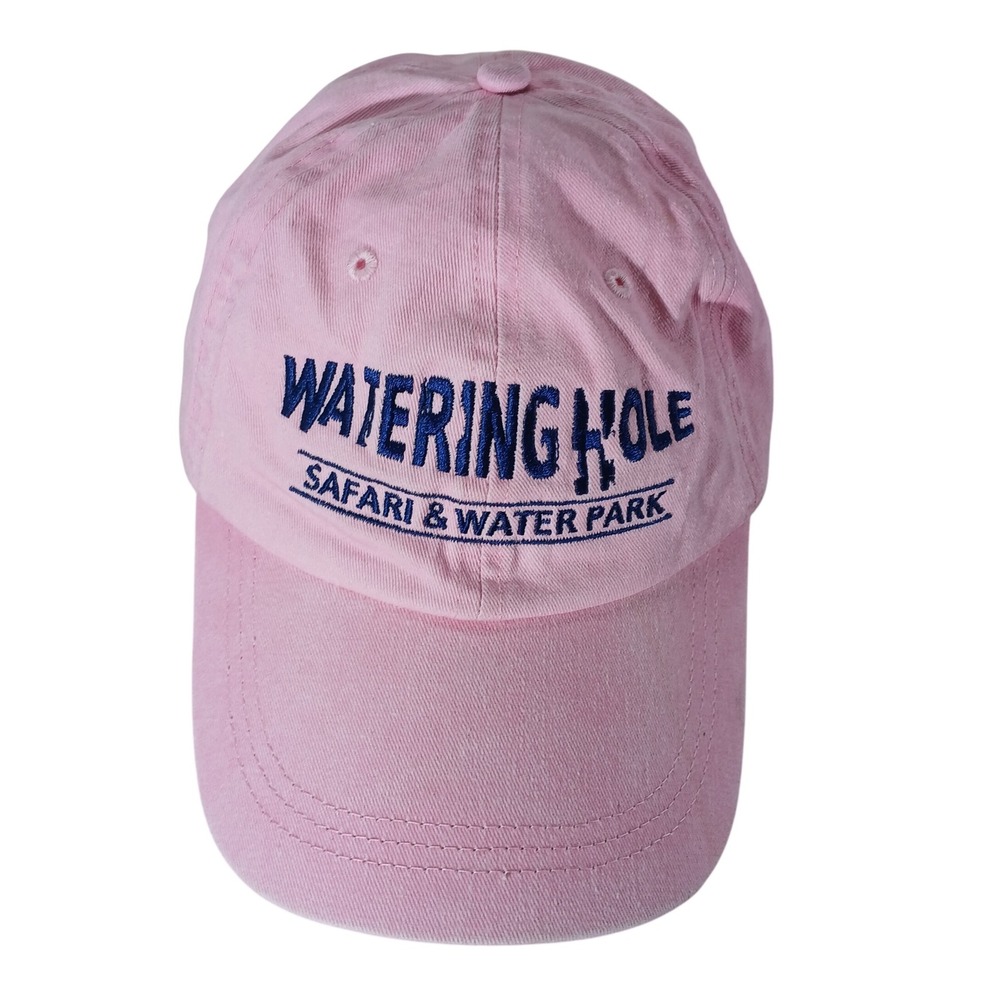 Watering‎ Hole Safari & Water Park Hat Pink Adjustable Baseball Cap Souvenir